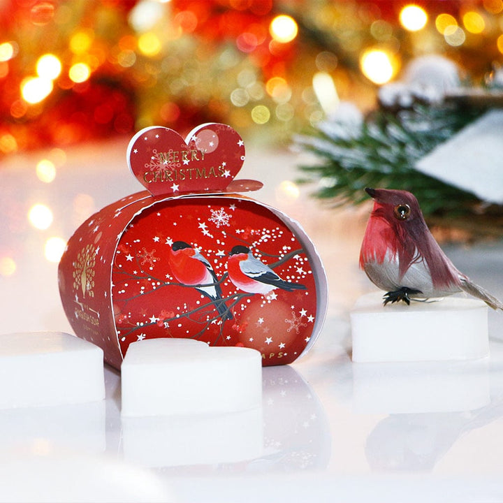 Merry Christmas Mini Guest Soaps (3 x 20g) from our Luxury Bar Soap collection by The English Soap Company
