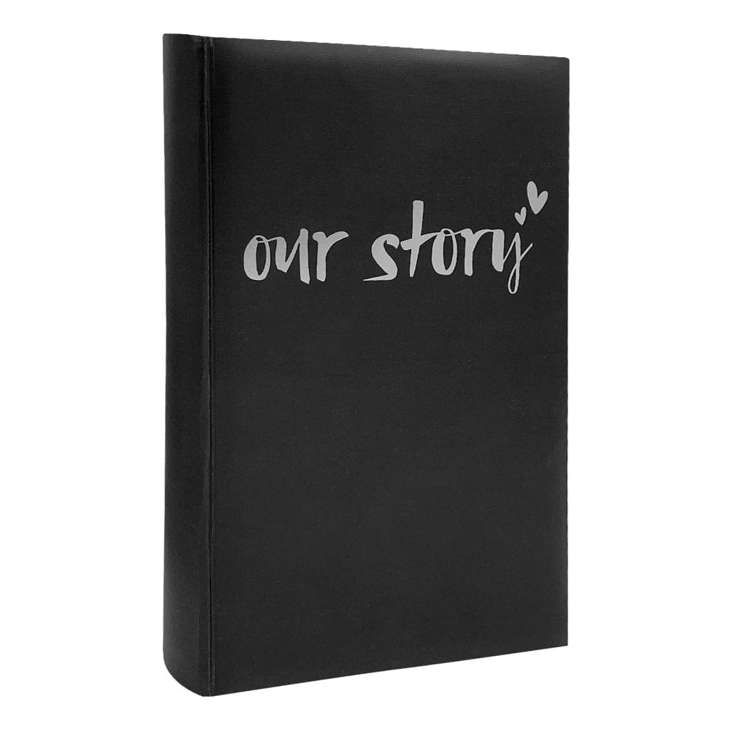 Moda Black "Our Story" Slip-In Photo Album 300 Photos from our Photo Albums collection by Profile Products Australia