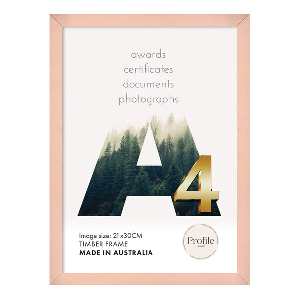 Gold A3 Frame Elegant Australian Made Metal Photo Frame