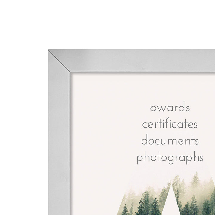 Modern Narrow Silver A4 Photo Frame (Bulk Frame 3 Pack) from our Australian Made Picture Frames collection by Profile Australia