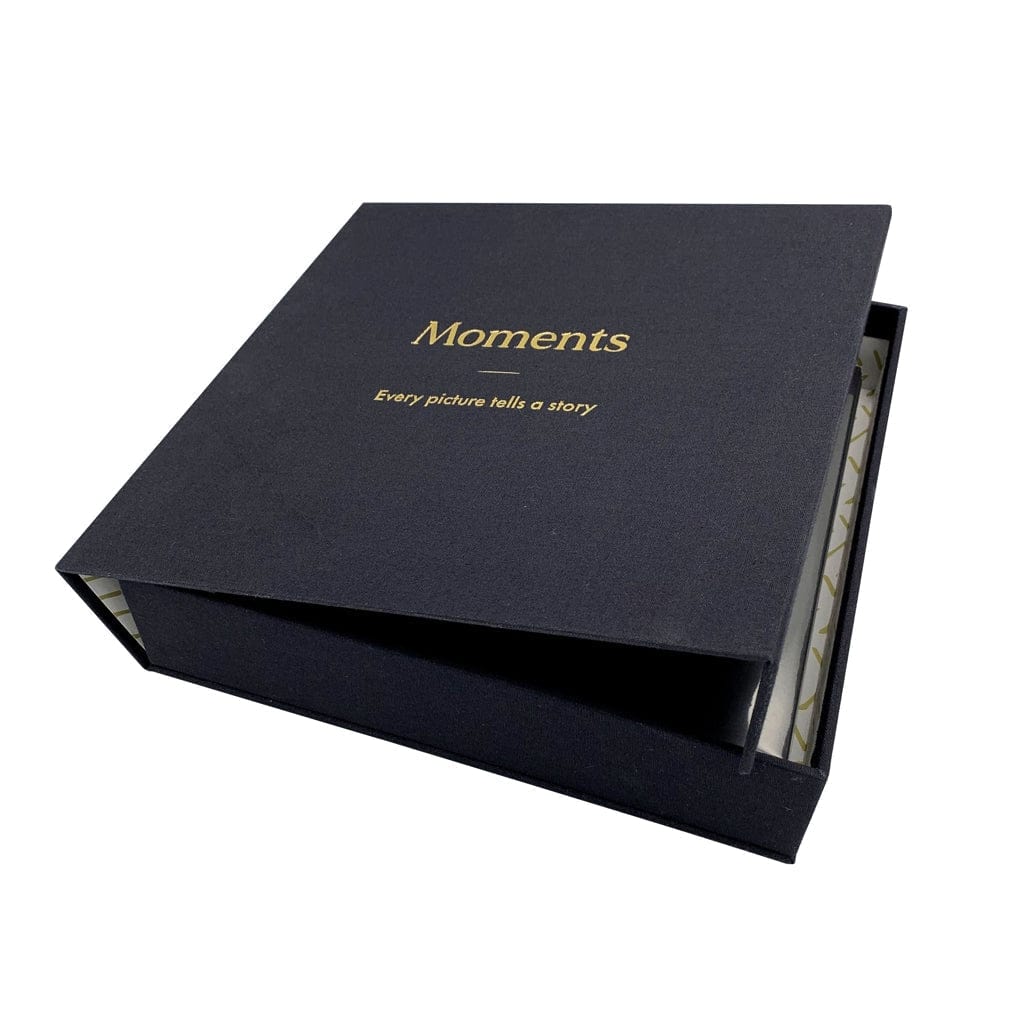 Moments Black Drymount Display Photo Album Large 210x280mm - 60 Black Pages from our Photo Albums collection by Profile Products Australia