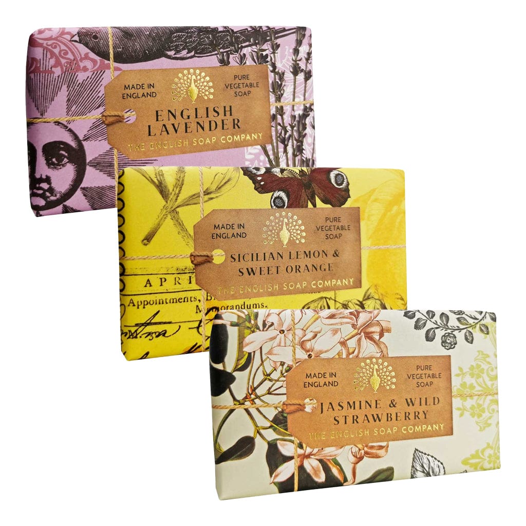 Most Adored Trio Soap Bar Value Pack Bundle - The English Soap Company from our Body & Bath collection by The English Soap Company