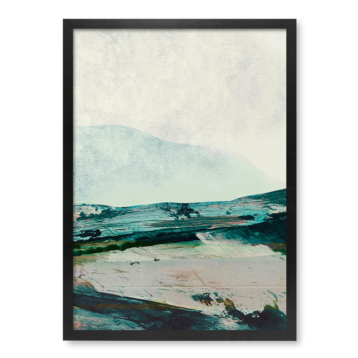 Mountains Abstract Wall Art Print by Dan Hobday A4 (21 x 29.7cm) / Matte Black Frame / No Border from our Australian Made Framed Wall Art, Prints & Posters collection by Profile Products (Australia) Pty Ltd