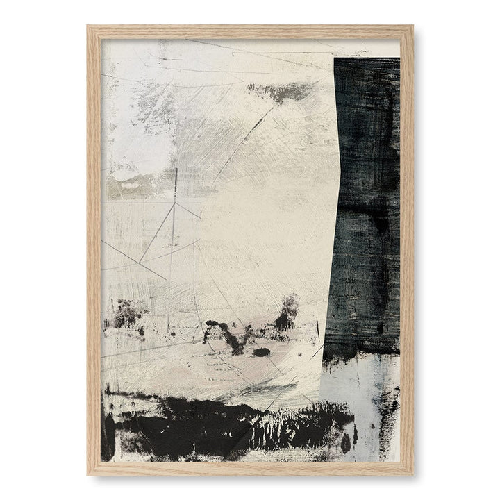 Movement Abstract Wall Art Print by Dan Hobday A4 (21 x 29.7cm) / Natural Oak Frame / No Border from our Australian Made Framed Wall Art, Prints & Posters collection by Profile Products (Australia) Pty Ltd