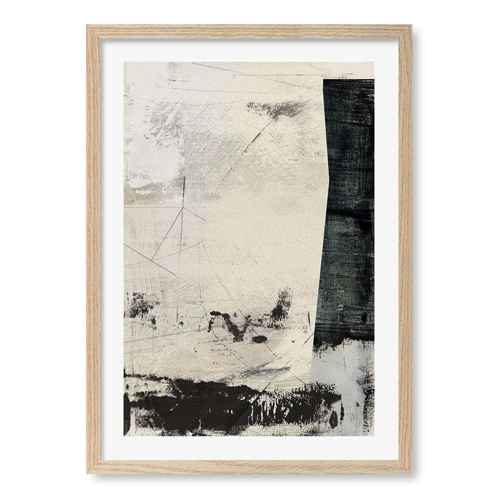Movement Abstract Wall Art Print by Dan Hobday A4 (21 x 29.7cm) / Natural Oak Frame / White Border from our Australian Made Framed Wall Art, Prints & Posters collection by Profile Products (Australia) Pty Ltd