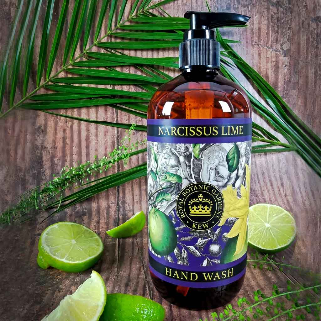 Narcissus Lime Hand & Body Wash - Kew Gardens Collection from our Liquid Hand & Body Soap collection by The English Soap Company