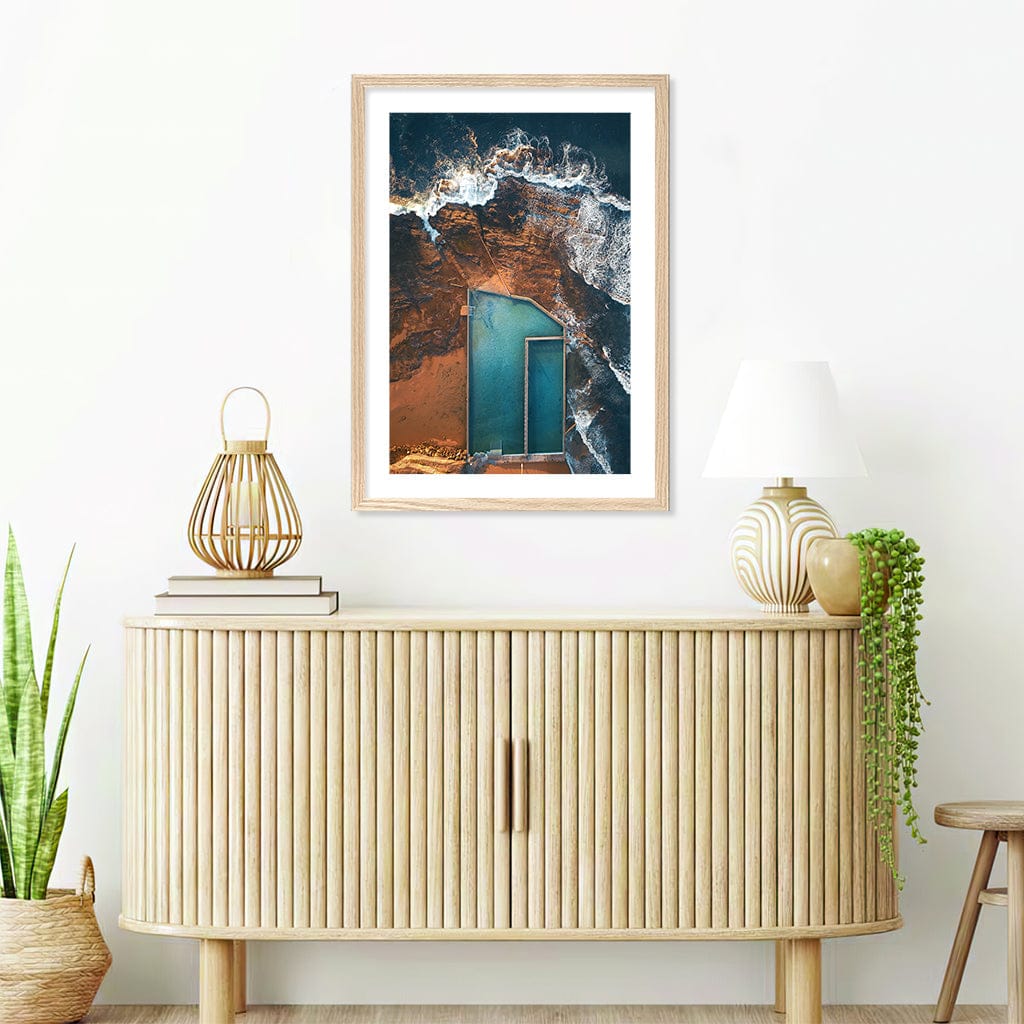 Narrabeen Ocean Pool Wall Art Print from our Australian Made Framed Wall Art, Prints & Posters collection by Profile Products (Australia) Pty Ltd