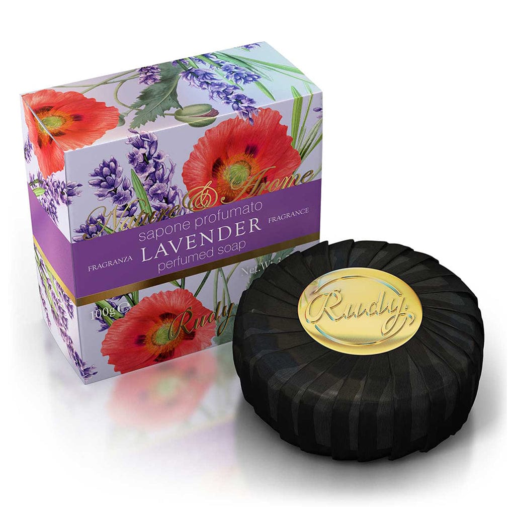 Nature and Arome Lavender Soap Bar (100g) from our Luxury Bar Soap collection by Rudy Profumi
