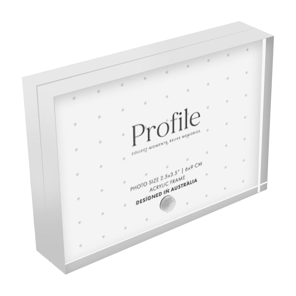 Newtown Acrylic Photo Block Set 2.5x3.5in - Pack of 3 from our Acrylic Display Frames collection by Profile Products (Australia) Pty Ltd