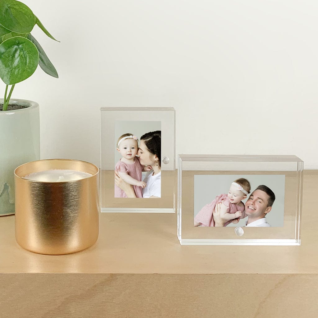 Newtown Acrylic Photo Block Set 2.5x3.5in - Pack of 3 from our Acrylic Display Frames collection by Profile Products (Australia) Pty Ltd