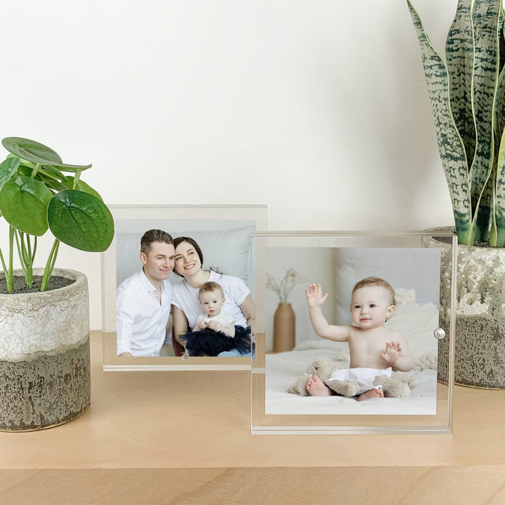 Newtown Acrylic Photo Block Set 5x5in - Pack of 3 from our Acrylic Display Frames collection by Profile Products (Australia) Pty Ltd