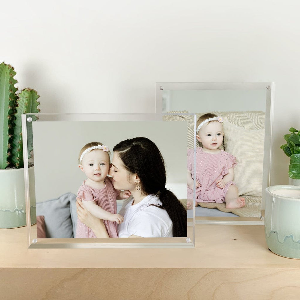 Newtown Acrylic Photo Block Set 8x10in - Pack of 2 from our Acrylic Display Frames collection by Profile Products (Australia) Pty Ltd