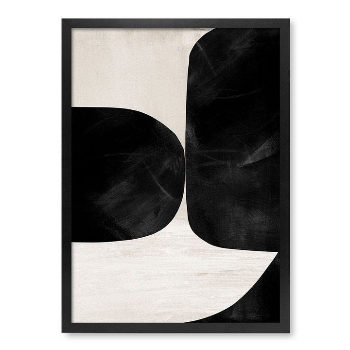 Night No2 Abstract Wall Art Print by Dan Hobday A4 (21 x 29.7cm) / Matte Black Frame / No Border from our Australian Made Framed Wall Art, Prints & Posters collection by Profile Products (Australia) Pty Ltd