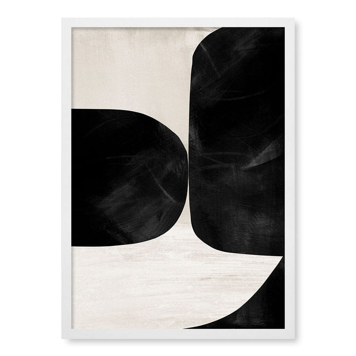 Night No2 Abstract Wall Art Print by Dan Hobday A4 (21 x 29.7cm) / Matte White Frame / No Border from our Australian Made Framed Wall Art, Prints & Posters collection by Profile Products (Australia) Pty Ltd