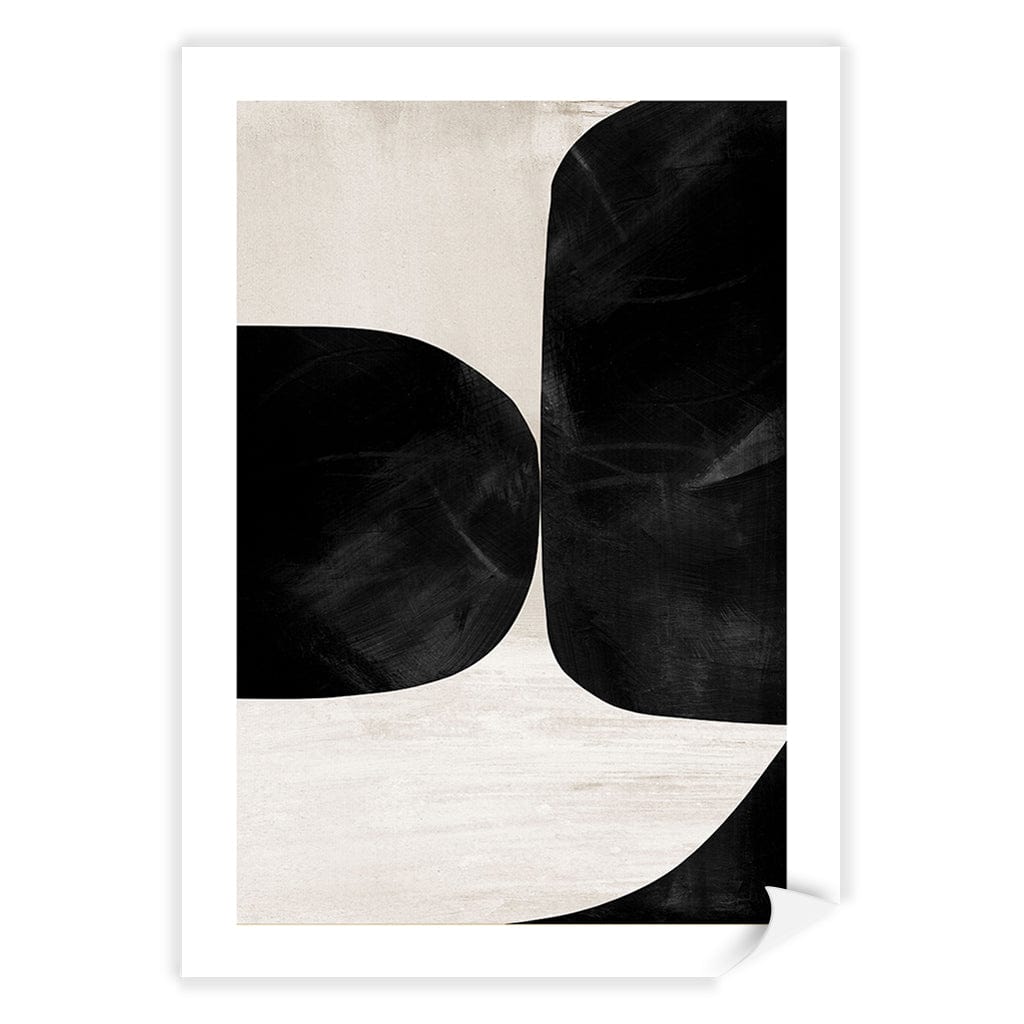 Night No2 Abstract Wall Art Print by Dan Hobday A4 (21 x 29.7cm) / Print Only / White Border from our Australian Made Framed Wall Art, Prints & Posters collection by Profile Products (Australia) Pty Ltd