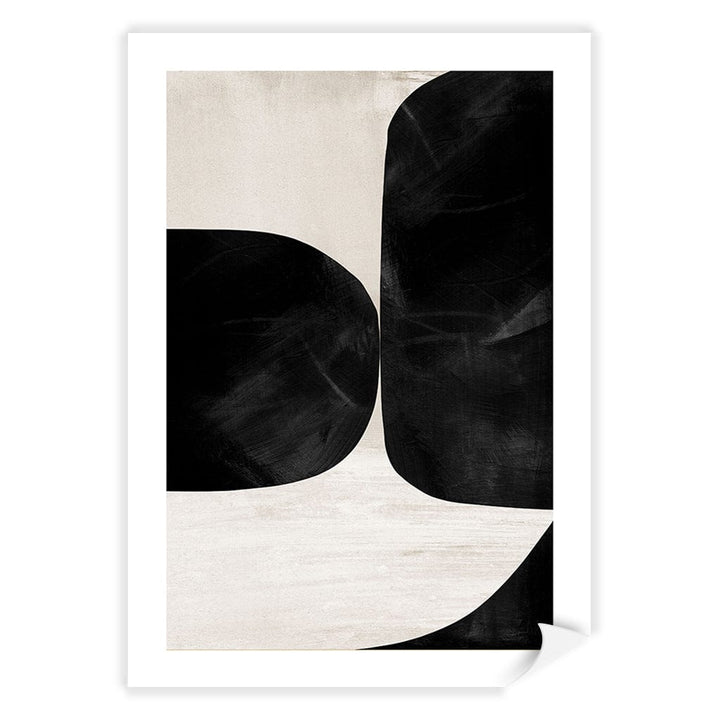 Night No2 Abstract Wall Art Print by Dan Hobday A4 (21 x 29.7cm) / Print Only / White Border from our Australian Made Framed Wall Art, Prints & Posters collection by Profile Products (Australia) Pty Ltd