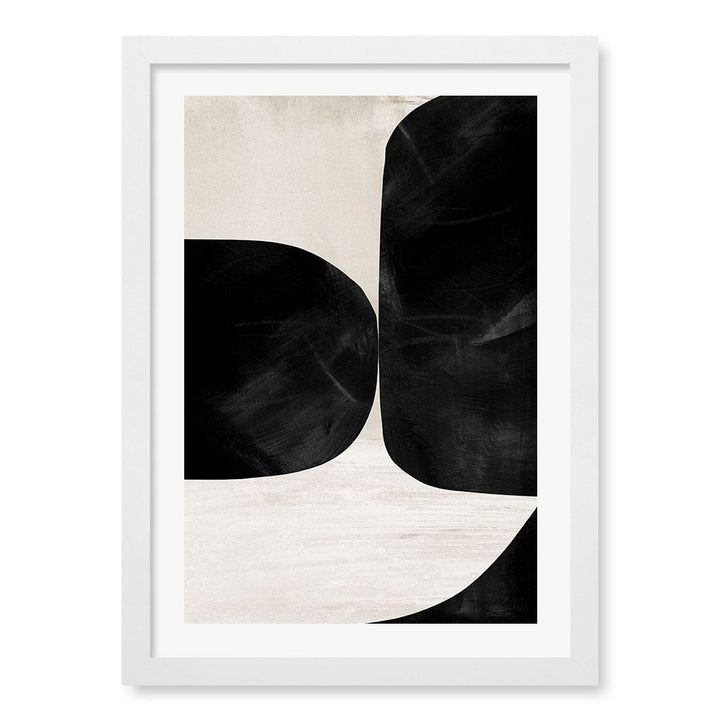 Night No2 Wall Art Print A3 (29.7 x 42cm) / Matte White Frame / White Border from our Australian Made Wall Art collection by Profile Australia