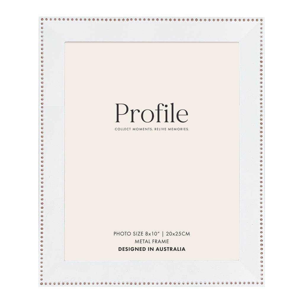 Noble White Metal Frame Value Pack 8x10 (2 pack bundle) from our Metal Photo Frames collection by Profile Products (Australia) Pty Ltd