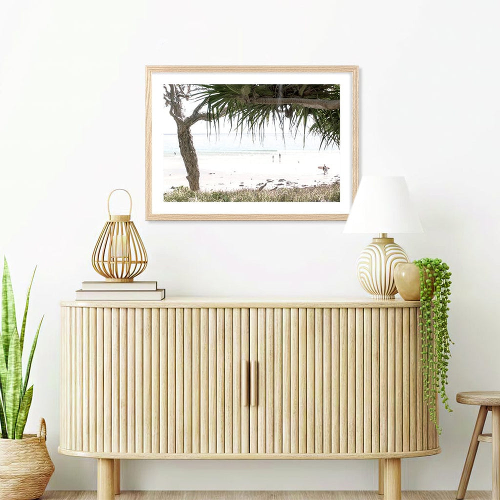 Noosa Under Palms Wall Art Print from our Australian Made Framed Wall Art, Prints & Posters collection by Profile Products (Australia) Pty Ltd