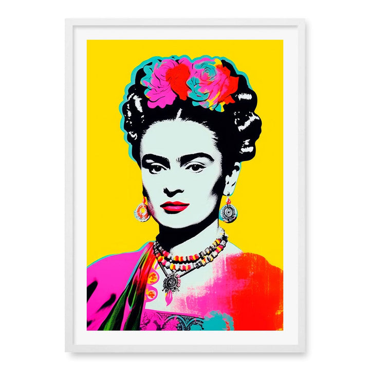 Oh Frids No 2 Wall Art Print A1 (59.4 x 84.1cm) / Matte White Frame / White Border from our Australian Made Wall Art collection by Profile Australia