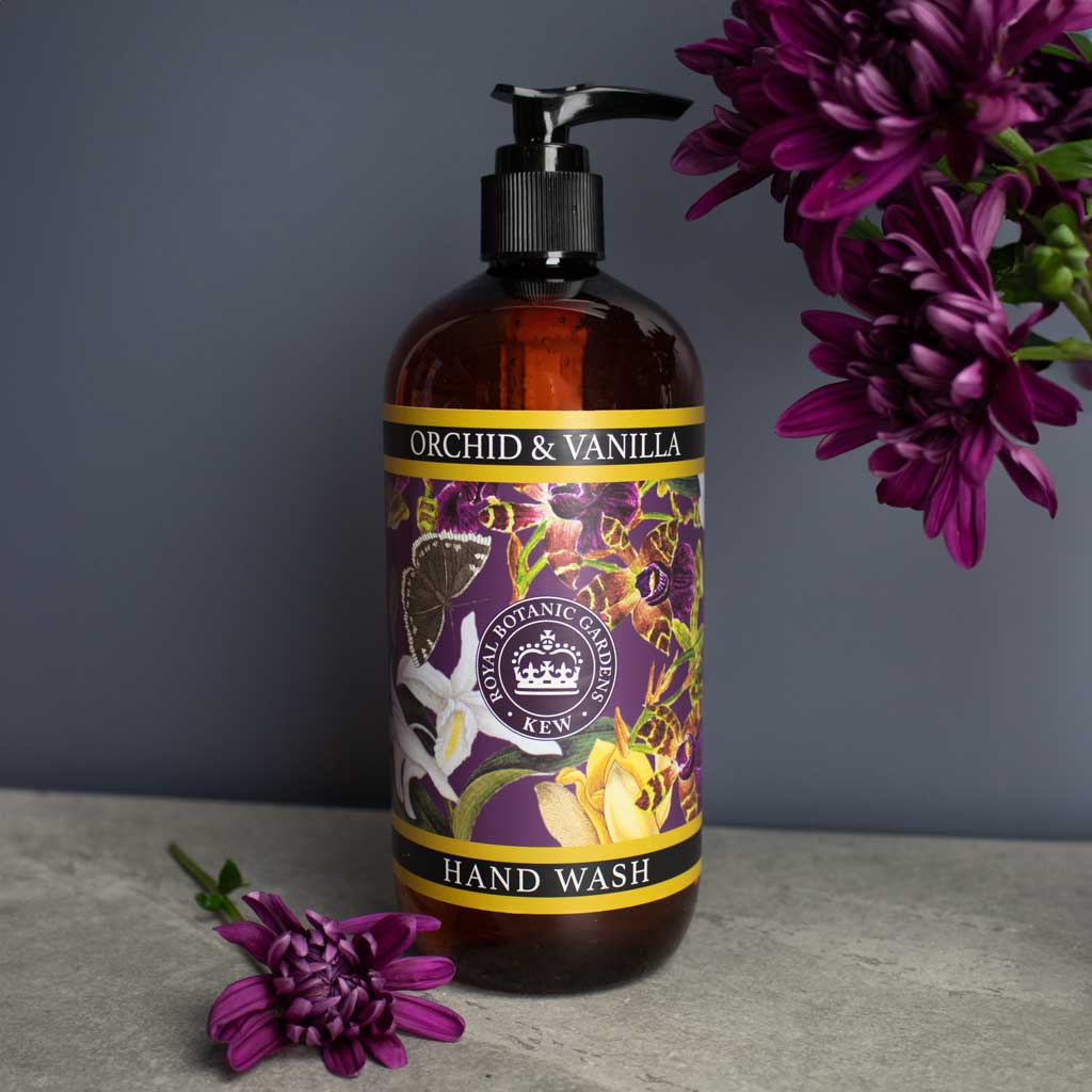 Orchid & Vanilla Hand Wash - Kew Gardens Collection from our Liquid Hand & Body Soap collection by The English Soap Company