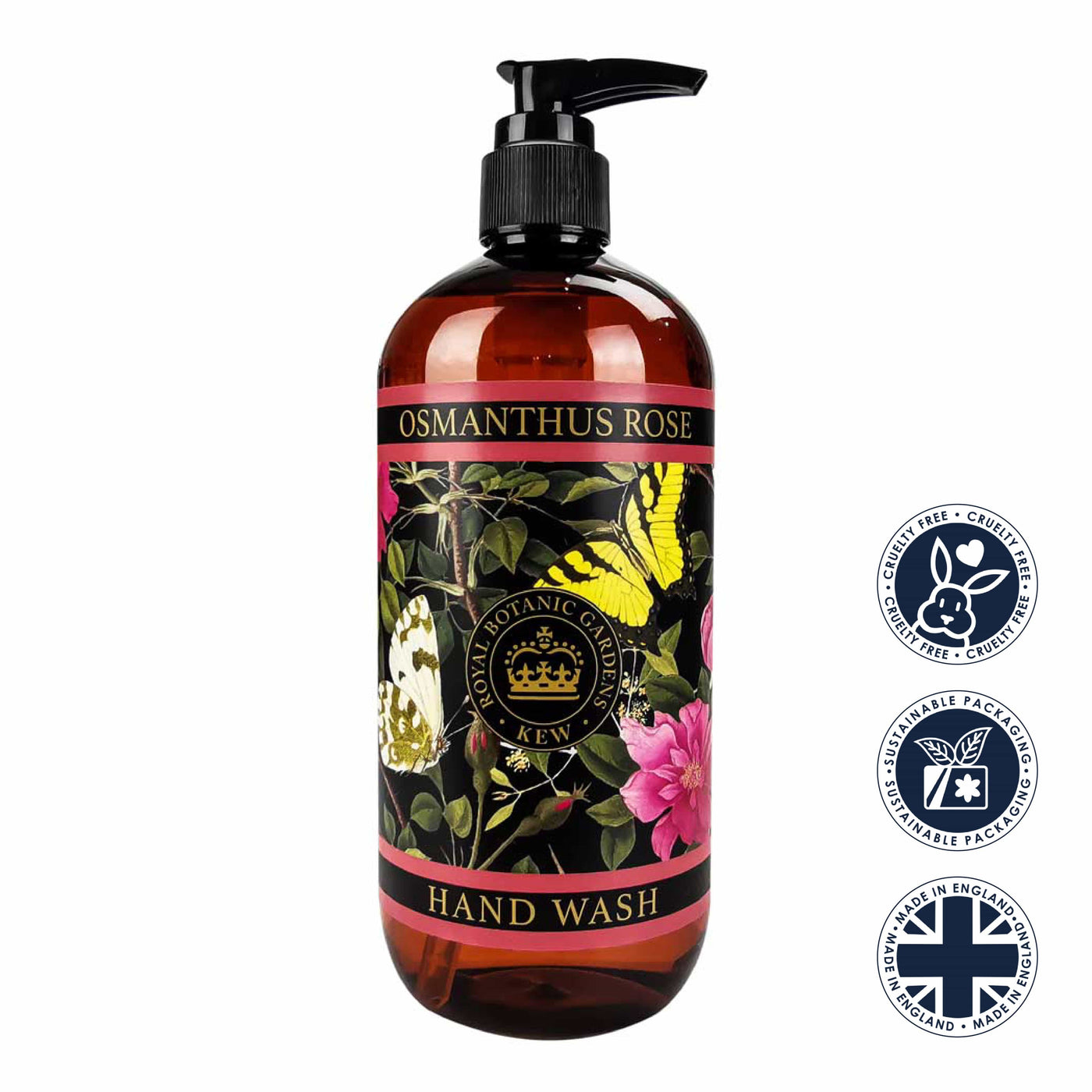 Osmanthus Rose Hand Wash - Kew Gardens Collection from our Liquid Hand & Body Soap collection by The English Soap Company