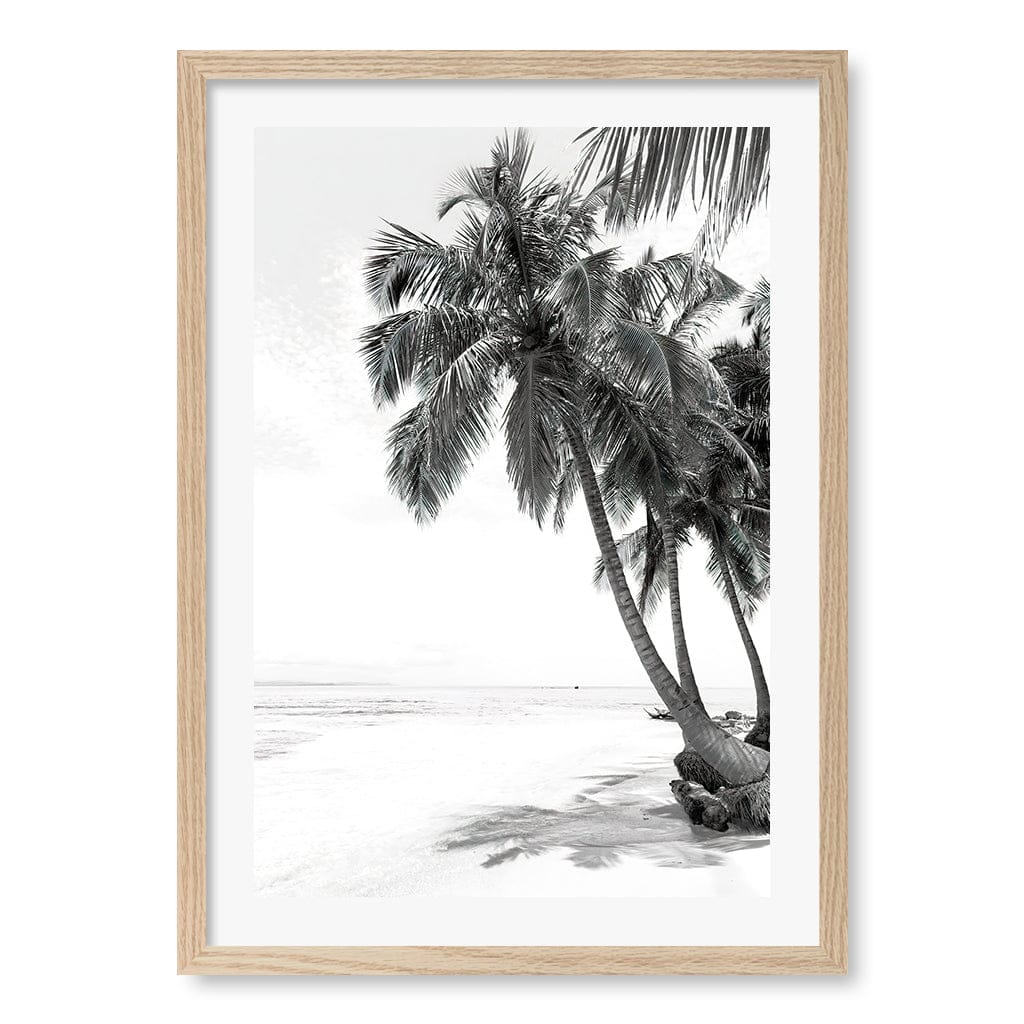 Palm Island Dreams B&W Wall Art Print from our Australian Made Framed Wall Art, Prints & Posters collection by Profile Products (Australia) Pty Ltd