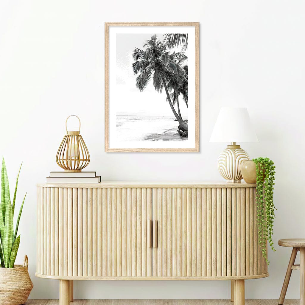 Palm Island Dreams B&W Wall Art Print from our Australian Made Framed Wall Art, Prints & Posters collection by Profile Products (Australia) Pty Ltd