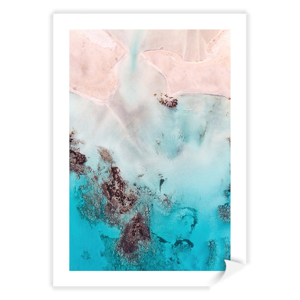 Pastel Pink Sands Wall Art Print A4 (21 x 29.7cm) / Print Only / White Border from our Australian Made Framed Wall Art, Prints & Posters collection by Profile Products (Australia) Pty Ltd