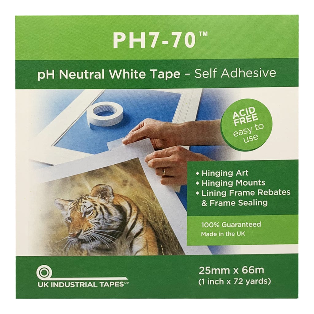 PH770 Archival Acid-Free Hinging Tape 25mm x 66m from our Framing Accessories collection by Profile Australia