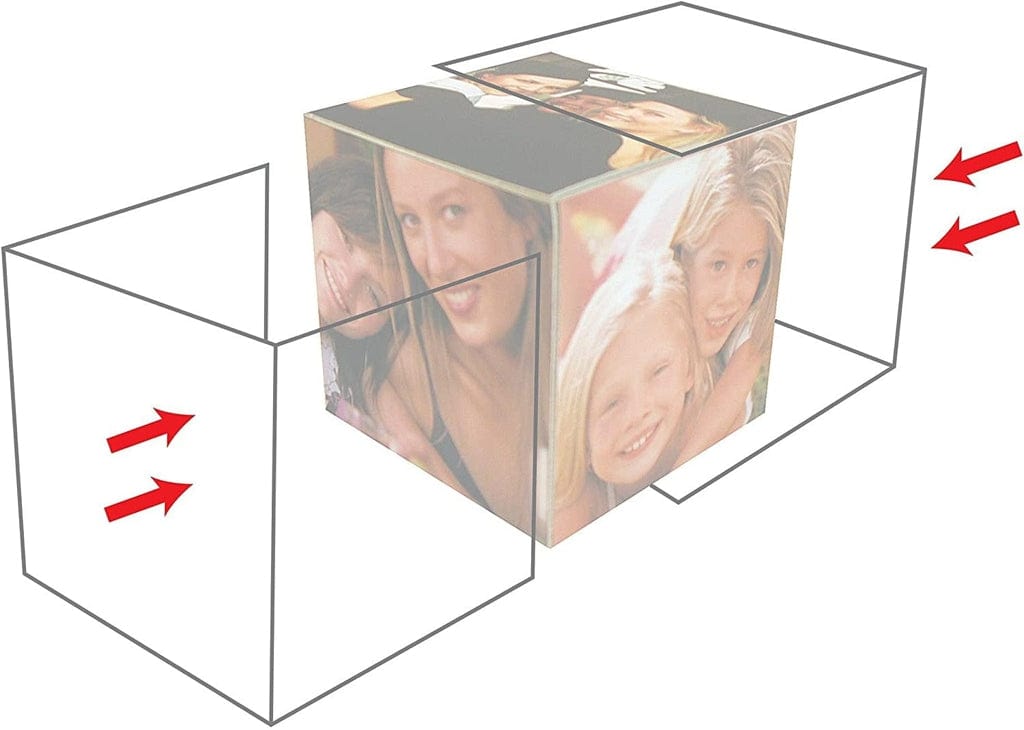 Photo Cube - 4 Pack Bundle from our Acrylic Display Frames collection by Profile Products (Australia) Pty Ltd