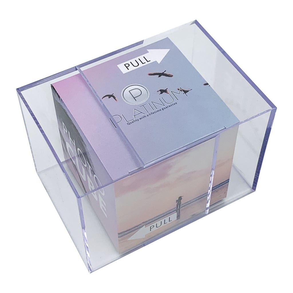 Photo Cube - 4 Pack Bundle from our Acrylic Display Frames collection by Profile Products (Australia) Pty Ltd