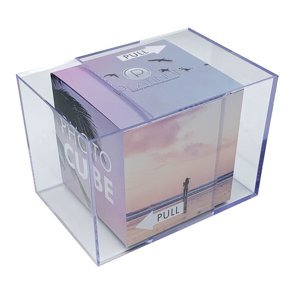 Photo Cube - 4 Pack Bundle from our Acrylic Display Frames collection by Profile Products (Australia) Pty Ltd