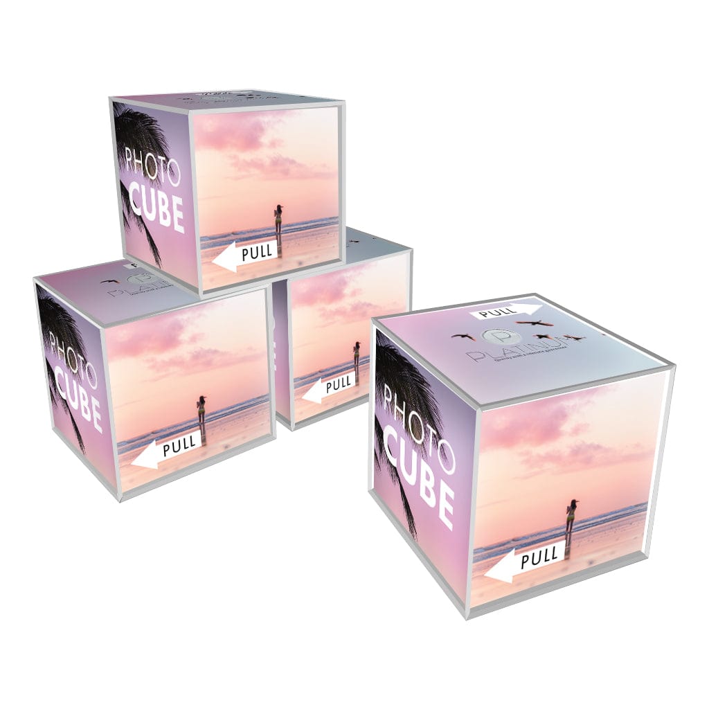 Photo Cube - 4 Pack Bundle from our Acrylic Display Frames collection by Profile Products (Australia) Pty Ltd