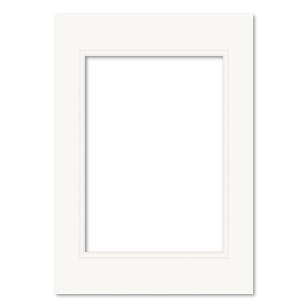 Photo Mat Board Kit - Ice White Double Mat (10 Pack) A4 (21x29.7cm) to suit A5 (15x21cm) image from our Mat Boards collection by Profile Products (Australia) Pty Ltd