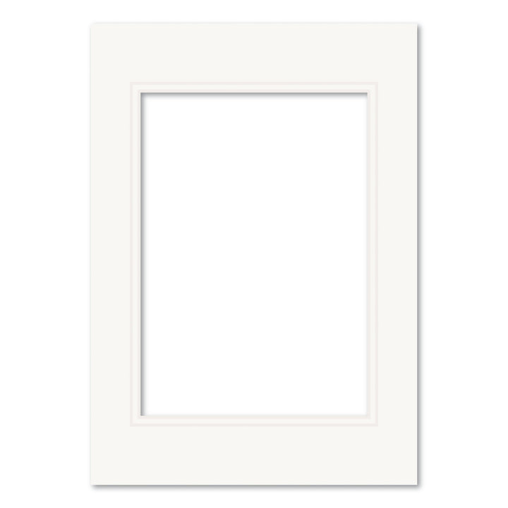 Photo Mat Board Kit - Ice White Double Mat (10 Pack) A4 (21x29.7cm) to suit A5 (15x21cm) image from our Mat Boards collection by Profile Products (Australia) Pty Ltd