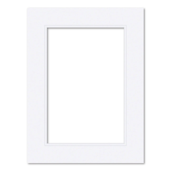 Photo Mat Board Kit - Ultimate White Double Mat (10 Pack) 12x16in (30.5x40.6cm) to suit 8x12 (20x30cm) image from our Mat Boards collection by Profile Products (Australia) Pty Ltd