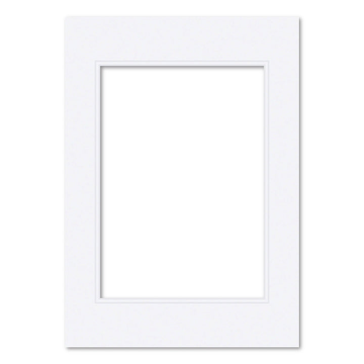 Photo Mat Board Kit - Ultimate White Double Mat (10 Pack) A3 (29.7x42cm) to suit A4 (21x29.7cm) image from our Mat Boards collection by Profile Products (Australia) Pty Ltd