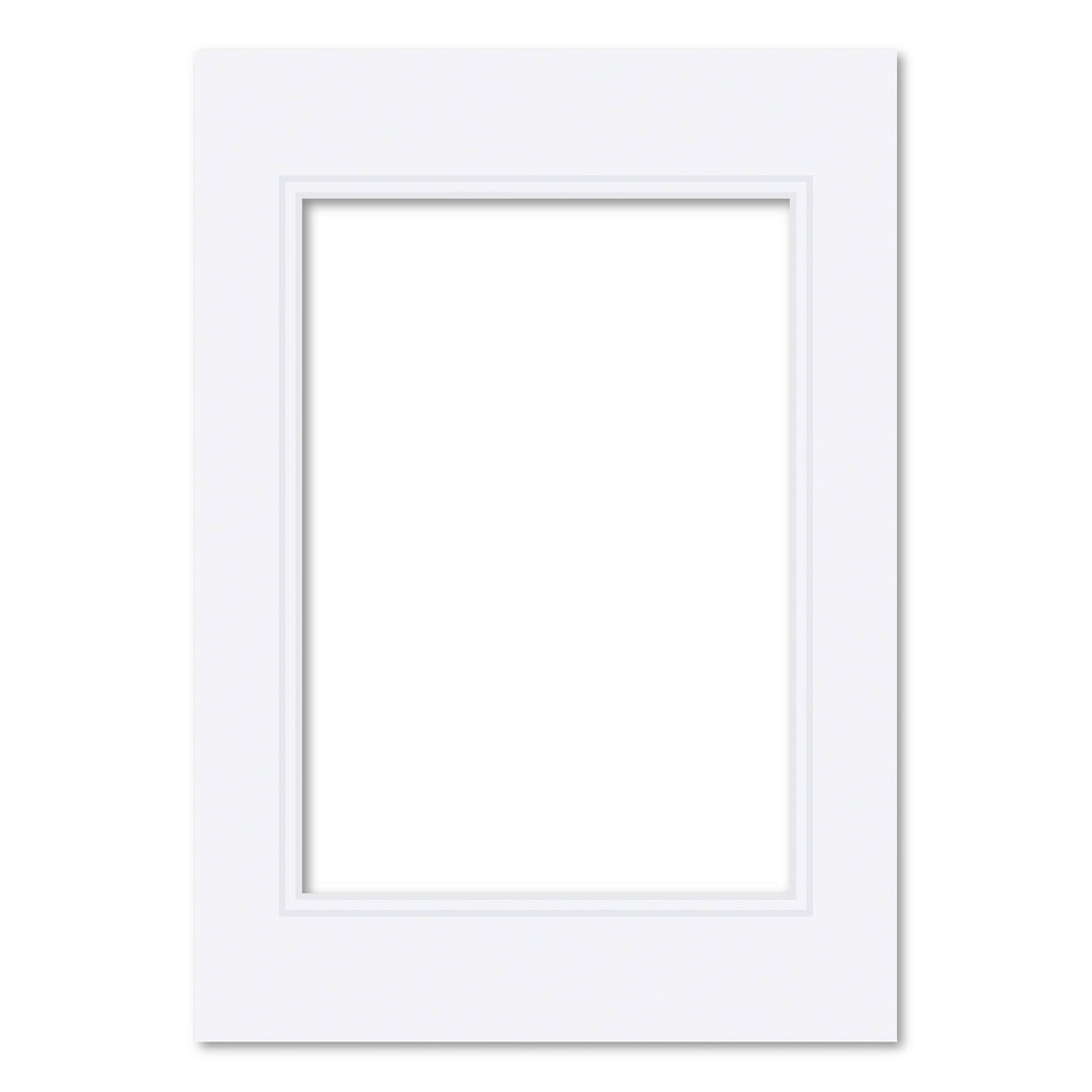 Photo Mat Board Kit - Ultimate White Double Mat (10 Pack) A4 (21x29.7cm) to suit A5 (15x21cm) image from our Mat Boards collection by Profile Products (Australia) Pty Ltd