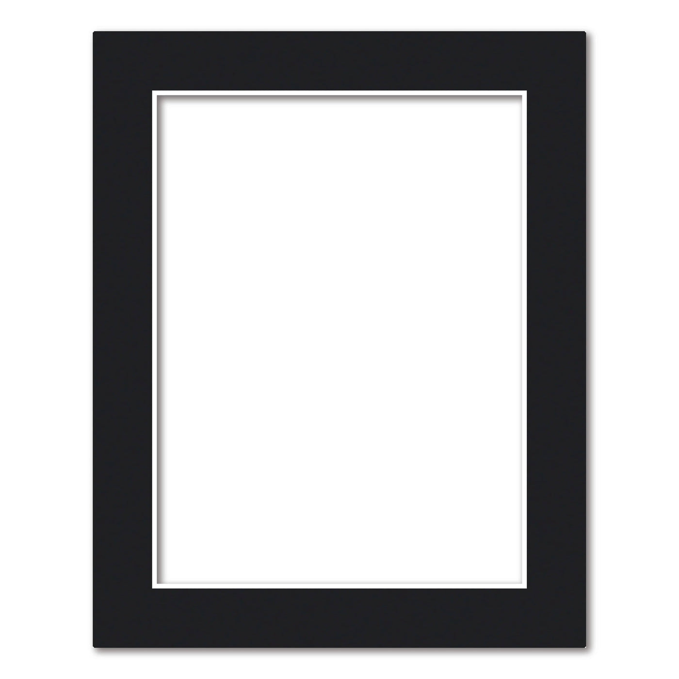 Photo Mat Board Kits - Black (10 pack) 8x10in (20.3x25.4cm) to suit 6x8in (15x20cm) from our Mat Boards collection by Profile Products (Australia) Pty Ltd