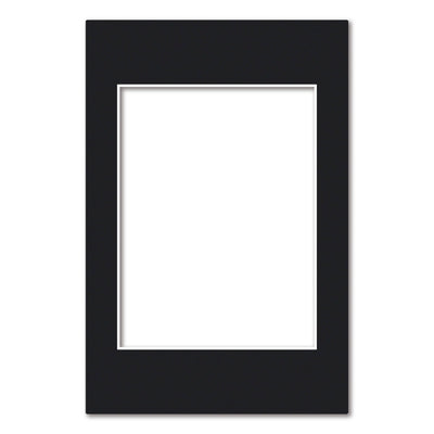 Photo Mat Board Kits - Black (10 pack) 8x12in (20.3x30.5cm) to suit 6x8in (15x20cm) image from our Mat Boards collection by Profile Products (Australia) Pty Ltd