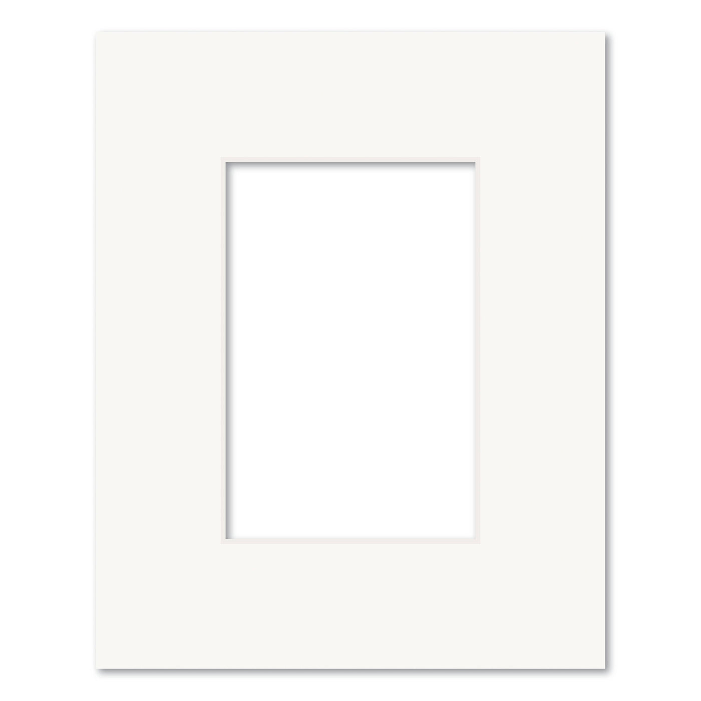 Photo Mat Board Kits - Ice White (10 pack) 8x10in (20.3x25.4cm) to suit 4x6in (10x15cm) from our Mat Boards collection by Profile Products (Australia) Pty Ltd