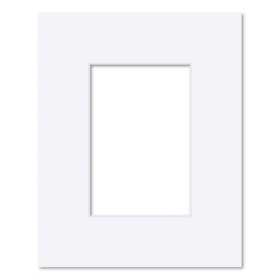 Photo Mat Board Kits - Ultimate White (10 pack) 8x10in (20.3x25.4cm) to suit 4x6in (10x15cm) from our Mat Boards collection by Profile Products (Australia) Pty Ltd