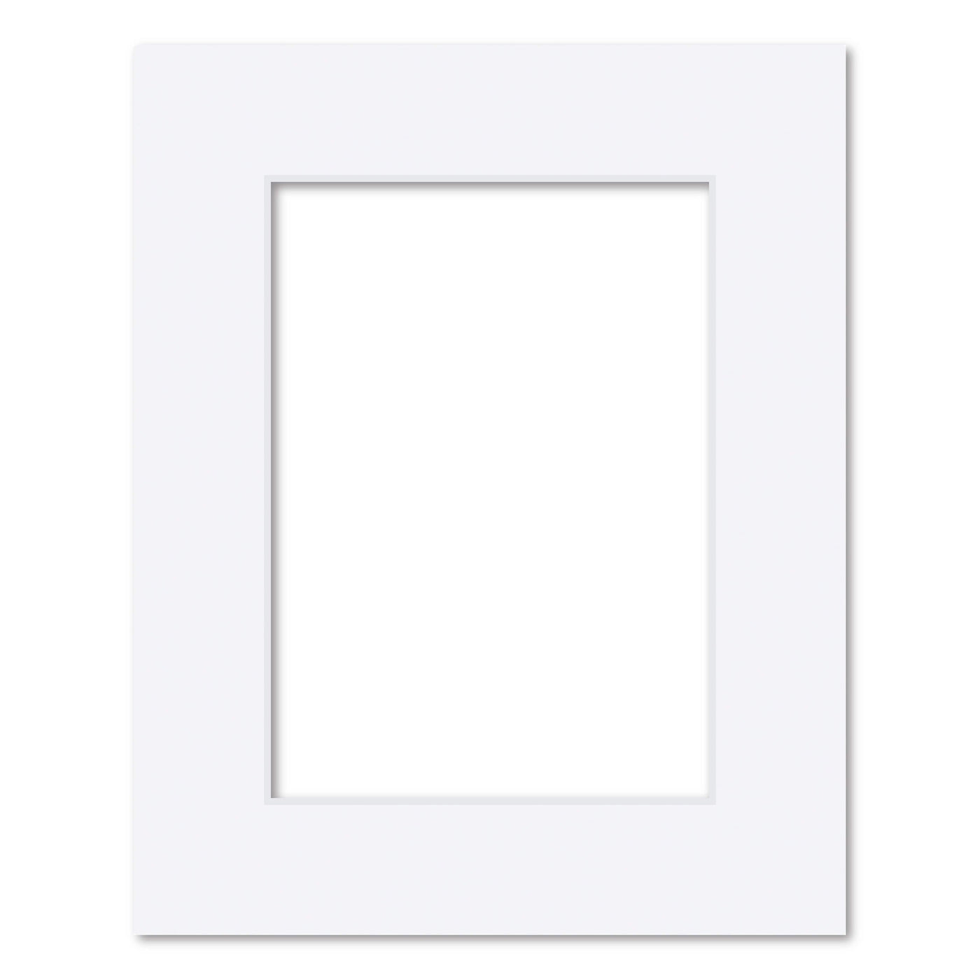 Photo Mat Board Kits - Ultimate White (10 pack) 8x10in (20.3x25.4cm) to suit 5x7in (13x18cm) from our Mat Boards collection by Profile Products (Australia) Pty Ltd