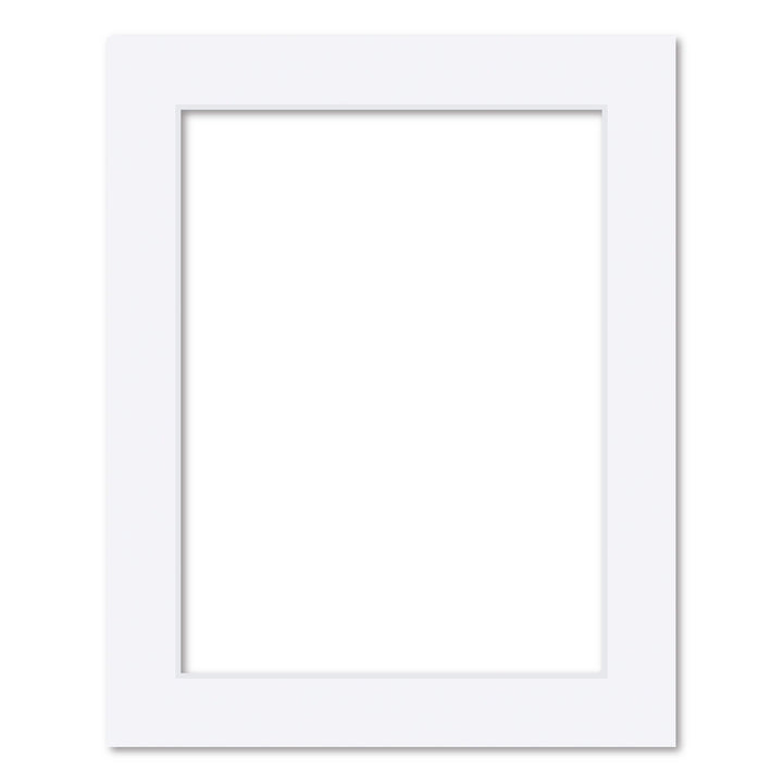 Photo Mat Board Kits - Ultimate White (10 pack) 8x10in (20.3x25.4cm) to suit 6x8in (15x20cm) from our Mat Boards collection by Profile Products (Australia) Pty Ltd