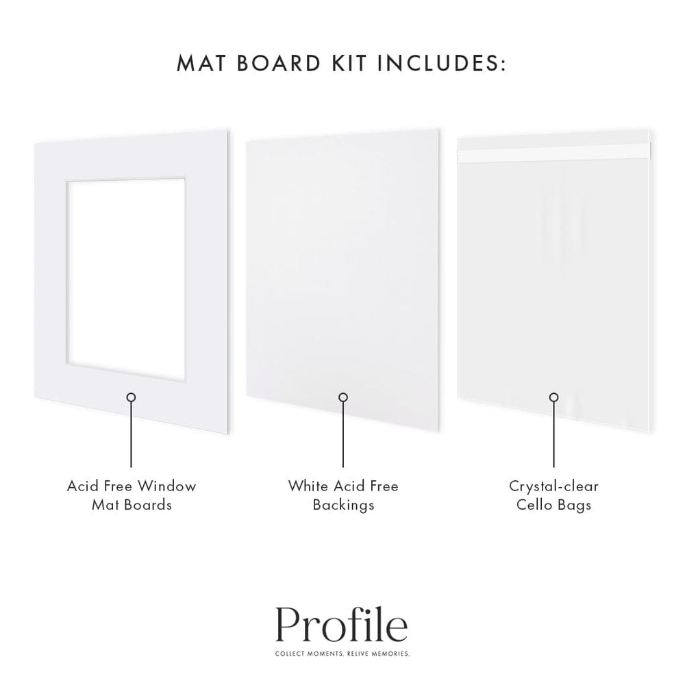 Window Mat Paper Photo Mat Board Kits | Ultimate White | Custom Window Size | Acid-Free ...