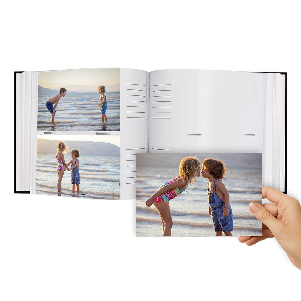 Plush Linen Black Slip-in Photo Album 200 Photos from our Photo Albums collection by Profile Products (Australia) Pty Ltd