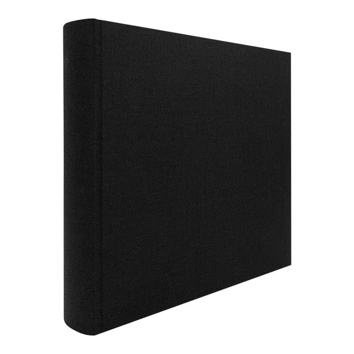 Plush Linen Black Slip-in Photo Album (200ph) - 2 Pack Bundle from our Photo Albums collection by Profile Products (Australia) Pty Ltd