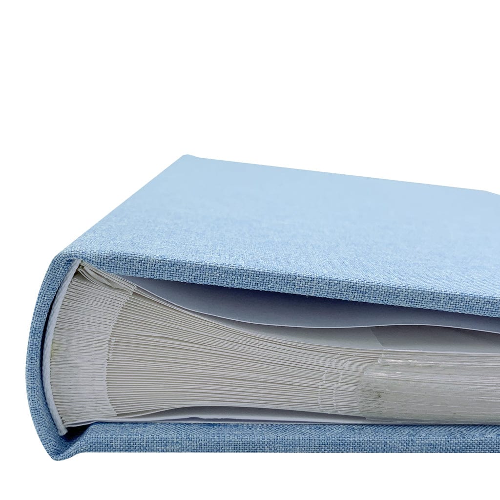 Plush Linen Blue Slip-in Photo Album 300 Photos from our Photo Albums collection by Profile Products (Australia) Pty Ltd