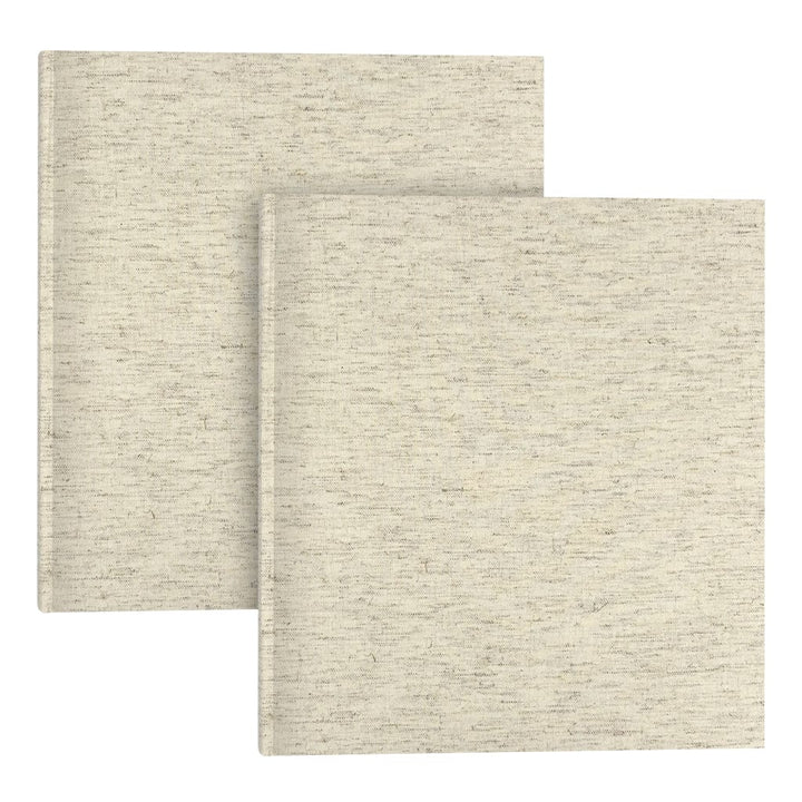 Plush Linen Cream Large Photo Album (500ph) - 2 Pack Bundle from our Photo Albums collection by Profile Products (Australia) Pty Ltd